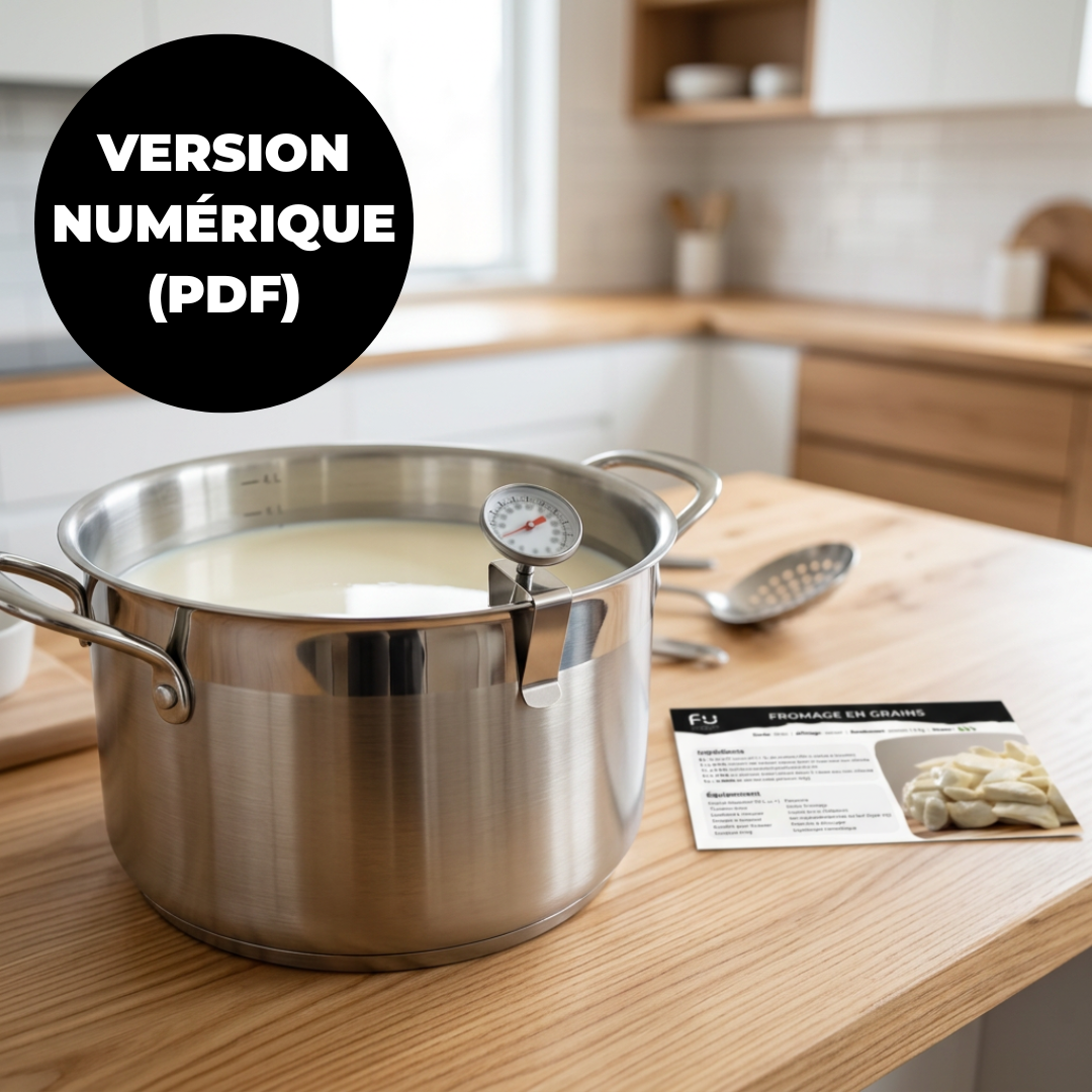 Fiche recette numérique - Fromage en Grains