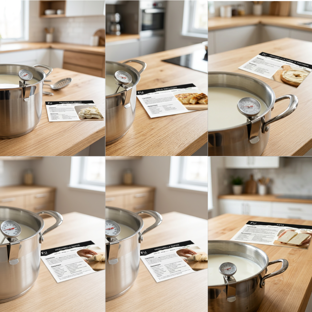 Pack 7 recettes de fromages maison