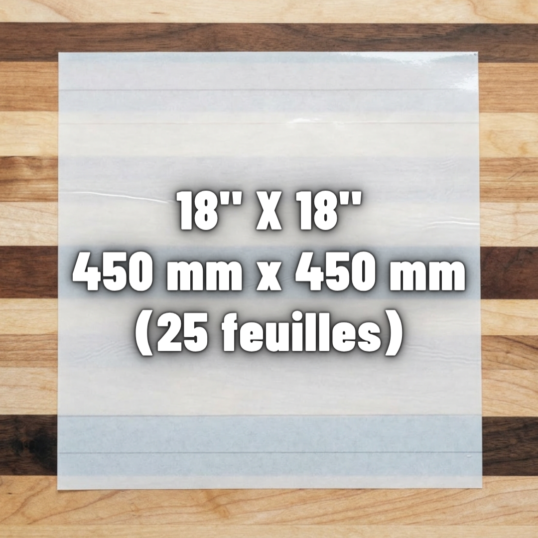 Papier d’emballage pour brie (25 feuilles)
