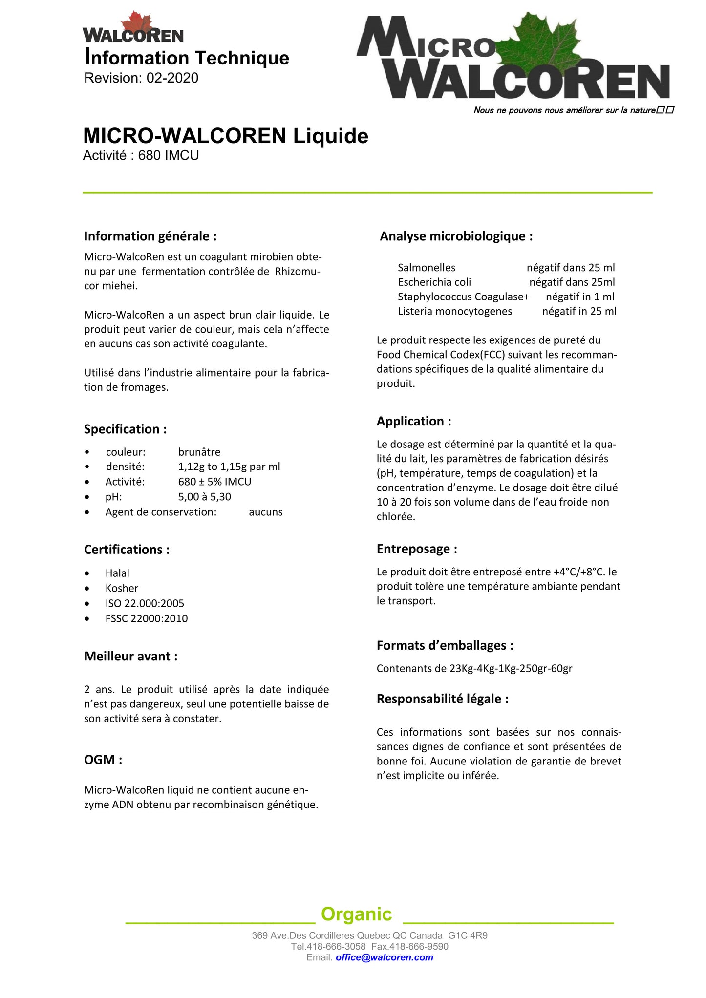 Présure microbienne