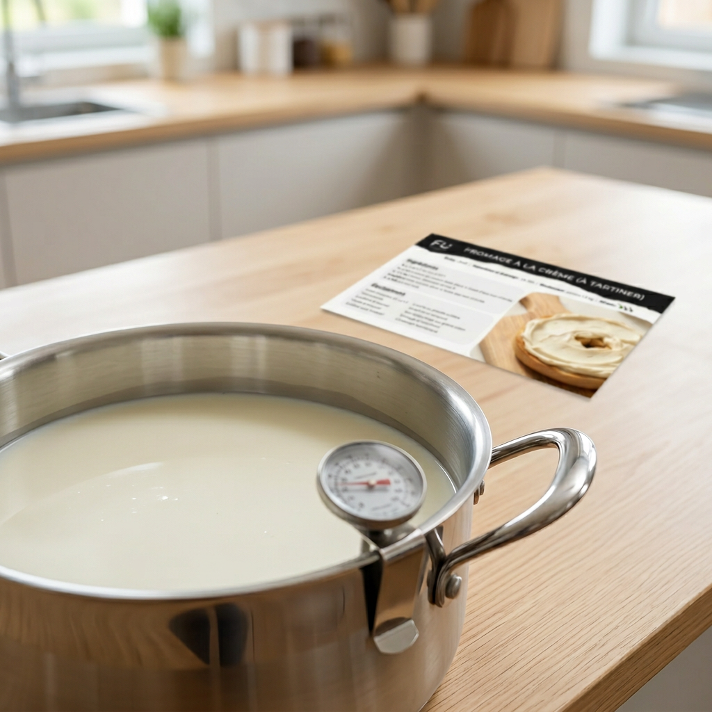 Fiche recette - Fromage à la crème (à tartiner)