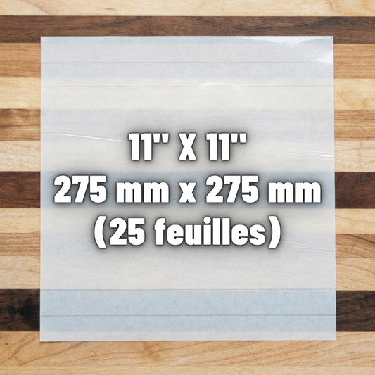 Papier d’emballage pour camembert (25 feuilles)